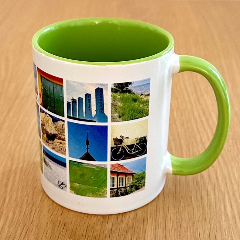 Green Bornholm Art Mug 