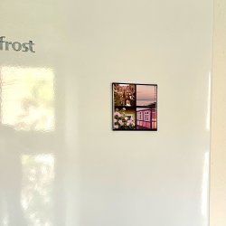 Pink Bornholm Fridge Magnet 6.5 x 6.5 cm