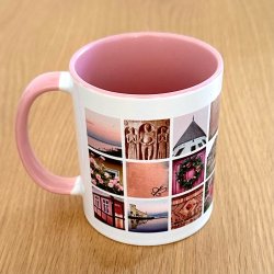 Pink Bornholm Art Mug