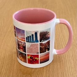 Pink Bornholm Art Mug