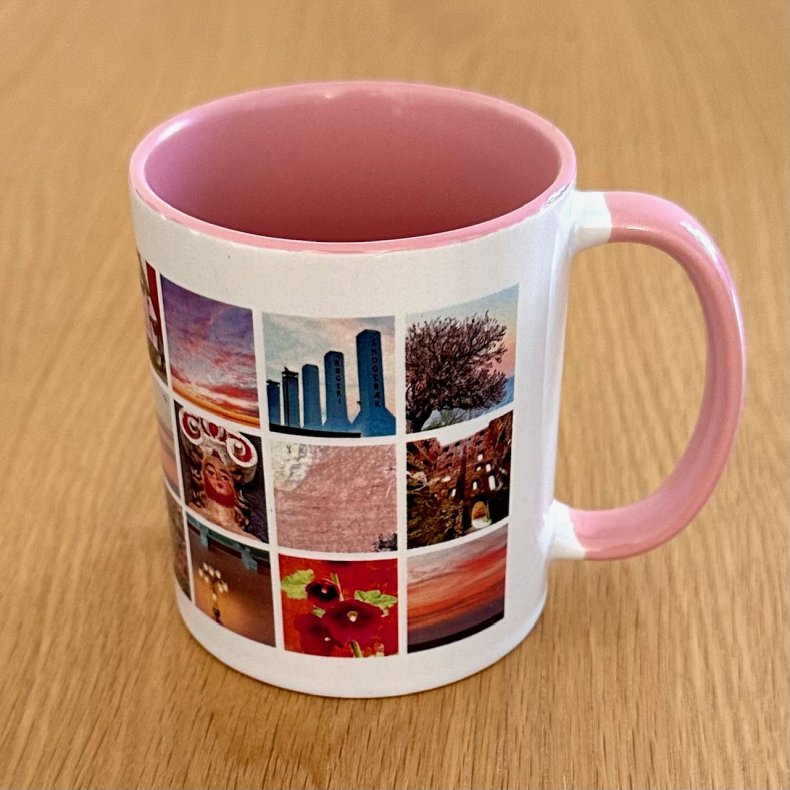 Pink Bornholm Art Mug