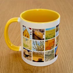 Yellow Bornholm Art Mug