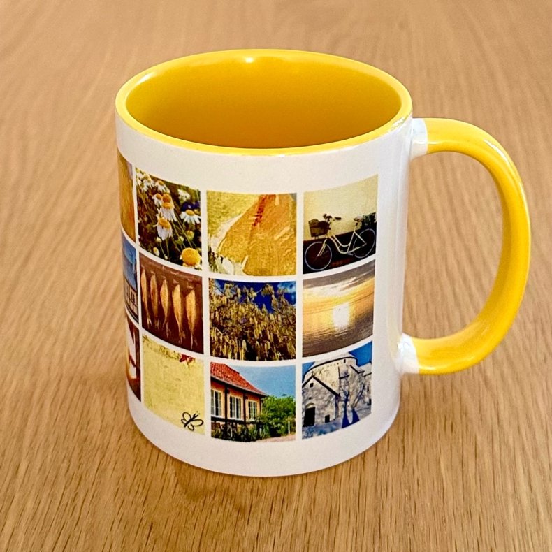 Yellow Bornholm Art Mug